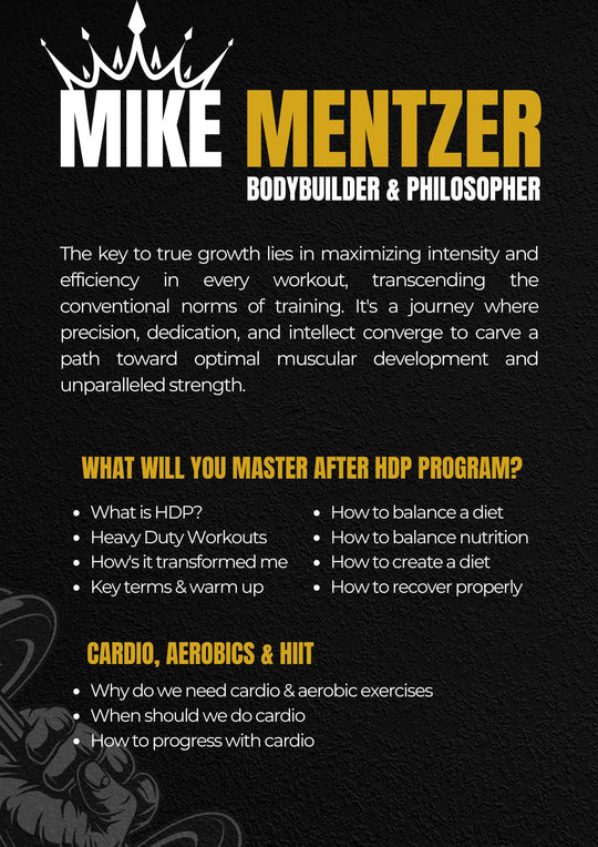 Mike Mentzer Heavy Duty Program
